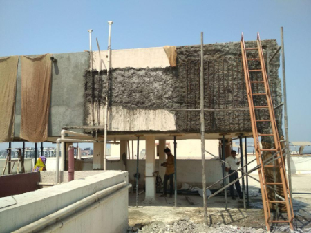 Over head water tank RCC Pardi jacketing
